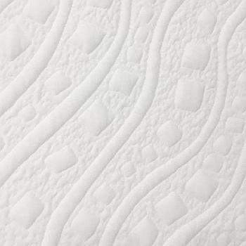 E2906-2（旧AX2906D1） 床垫圆机布 涤纶涤线 涤线白纱 含氨纶 白色